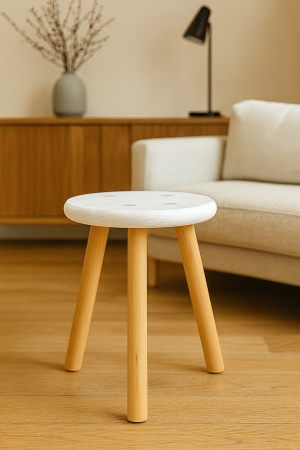 rond 3 pieds sapin blanc 1